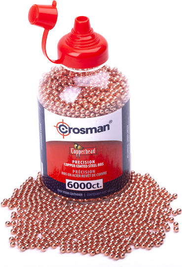 Crosman Copperhead Copper Coated Steel BBS Airsoft BBs Airgun 4.5mm 6000 pcs