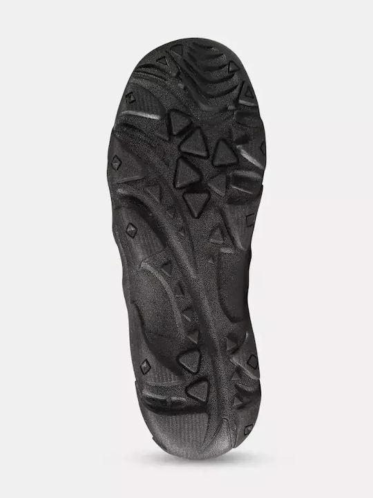 Leder Herrensandalen in Schwarz Farbe