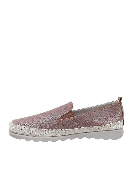 Leder Anatomisch Damen Slip-Ons Tabac Braun