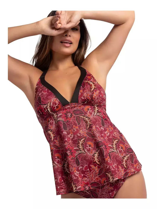 Бански Танкини Red Print