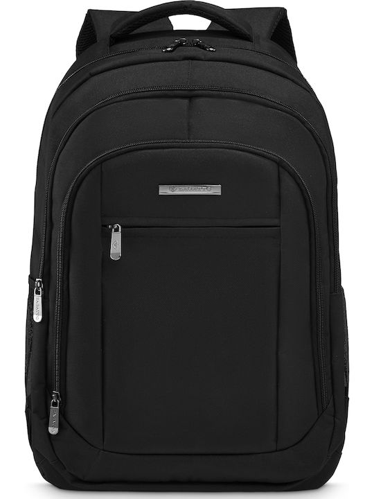 Zagatto Wasserdicht Tasche Rucksack für Laptop 17.3" in Schwarz Farbe ZG787
