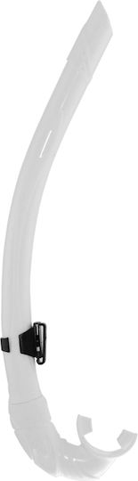 Scuba Force Snorkel Alb cu Vârf de Silicon
