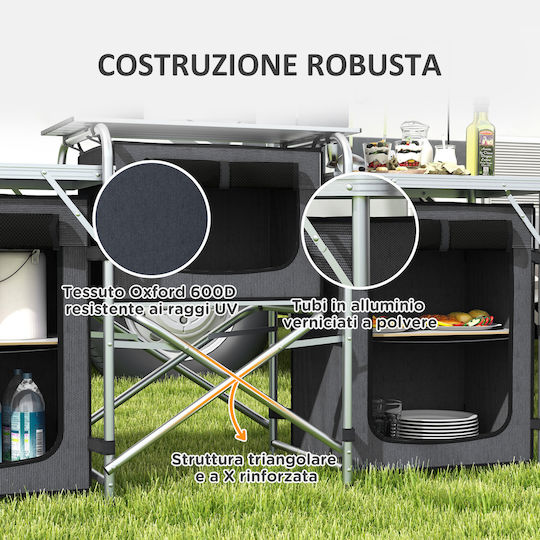 Outsunny Εστία Μαγειρέματος για Camping 48εκ.