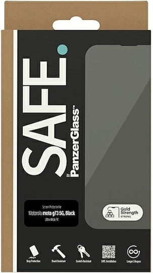 PanzerGlass Tempered Glass Μαύρο (Moto G73 5G)