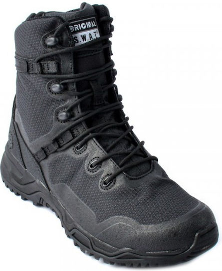 Original S.W.A.T. Στρατιωτικά Ημιάρβυλα Alpha Fury 8’’ SZ Δερμάτινα Μαύρα 00853