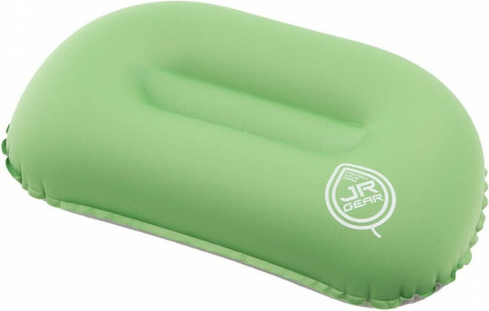 JR Gear Hood Elite Inflatable Camping Pillow Green 30x34cm