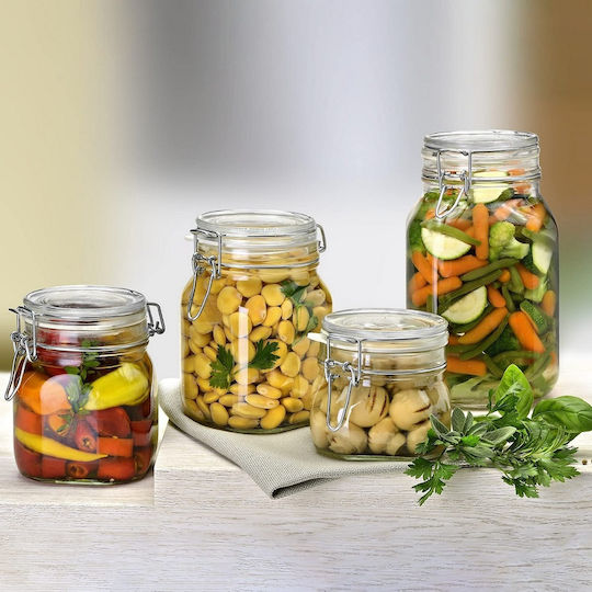 Bormioli Rocco Fido General Use Jar with Airtight Lid Glass Transparent 500ml