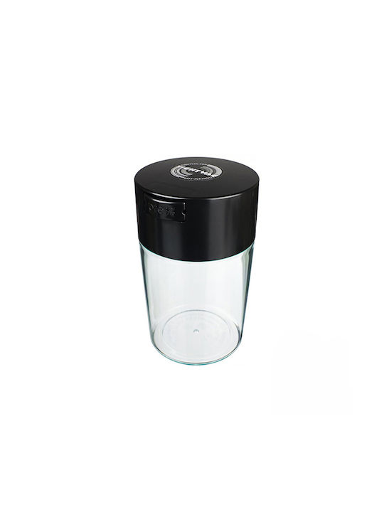 Tightvac Vase Coffee with Airtight Lid Plastic Black 800ml