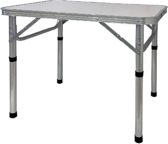 Campus Table Aluminum for Camping Foldable 60x40x57cm White
