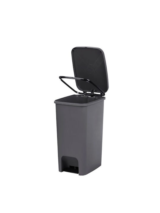 Homeplast Waste Bin Waste Plastic Gray 52lt 1pcs