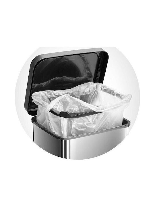 Dimitracas Paso Waste Bin Waste Plastic with Pedal Beton 40lt 1pcs