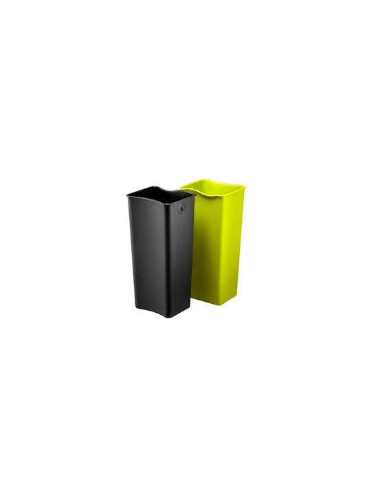 Eko Coș De Gunoi X-Cube VB 936840 De Reciclare Din Oțel Inoxidabil Cu Pedală Alb 40lt