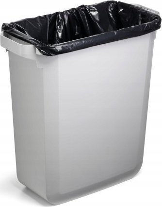 Durable Κάδος Απορριμμάτων Πλαστικός Λευκός 60lt