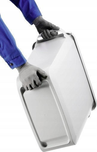 Durable Κάδος Απορριμμάτων Πλαστικός Λευκός 60lt