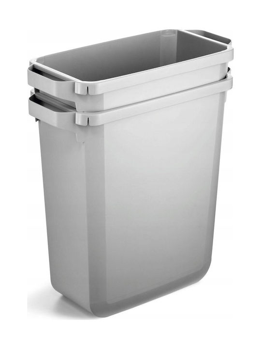 Durable Κάδος Απορριμμάτων Πλαστικός Λευκός 60lt