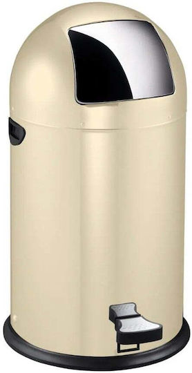 Eko Kick Can VB 964800 Coș de Gunoi cu Pedală Cream 33lt 1buc