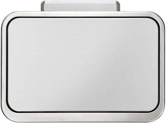 Eko Waste Bin X-Cube VB 936845 for Waste from Inox Steel with Pedal Silver Matte 45lt