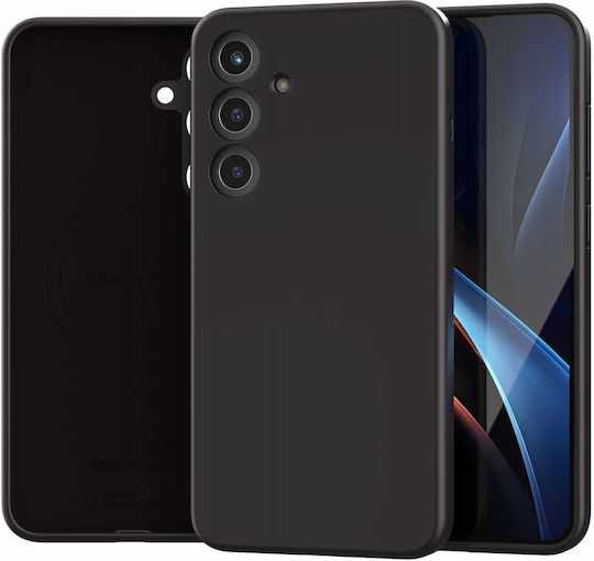 Spacecase Silicone Back Cover Σιλικόνης Μαύρο (Galaxy S25+)