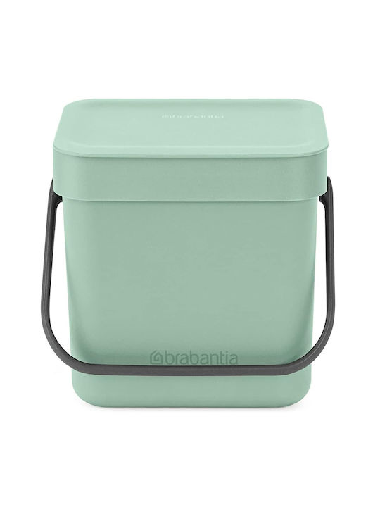 Brabantia Coș Sort & Go De Gunoi Din Plastic Verde 3lt