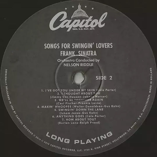 Songs Swingin' Lovers Lp