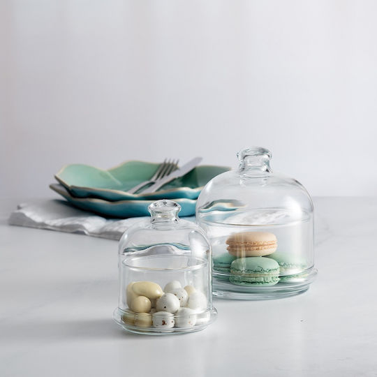 Espiel Bowl Serving Bowl Round Glass Transparent with Diameter 8.2cm