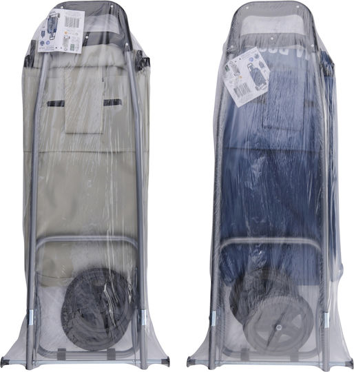 Shopping Trolley Blue 91x34x26cm