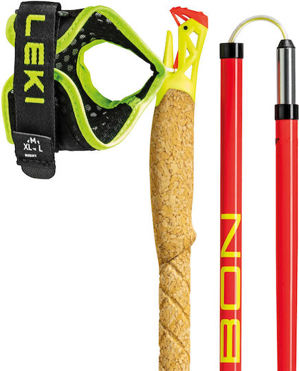 Leki Ultratrail Fx.one Μπατόν Ορειβασίας 1τμχ Κόκκινο