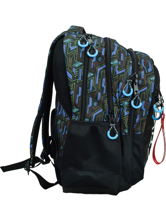 Gim Race School Backpack Elementary With Water Bottle Holder 27 Litre