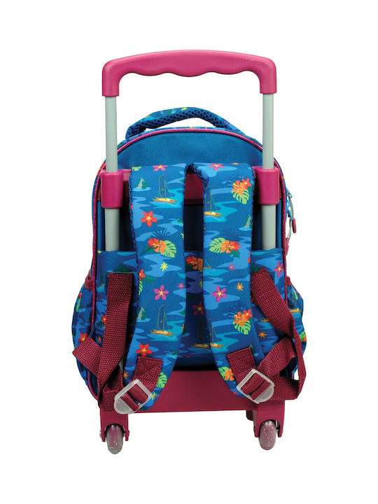 Gim Backpack School Bag Trolley Kindergarten Vaiana Wave 12Liters