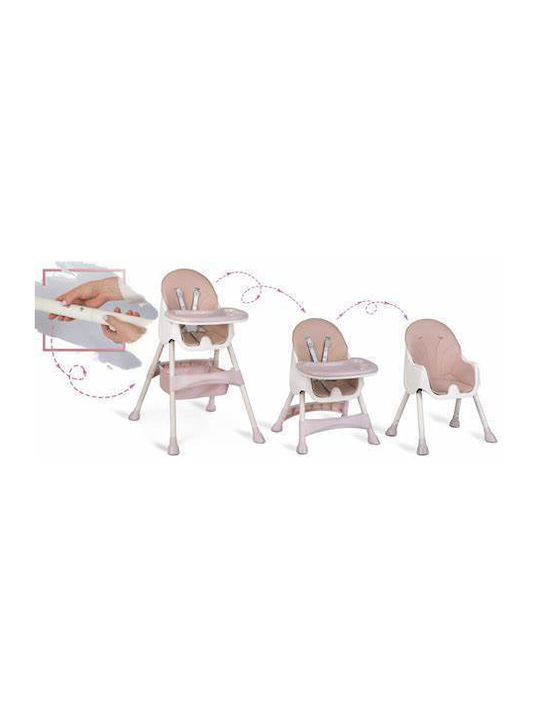 Go Clever Milo 3 in 1 Pink Baby Highchair Go Clever Milo 3 in 1 Pink Baby Highchair