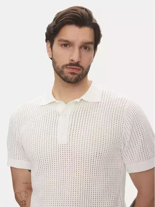 Polo Short Sleeve Blouse White