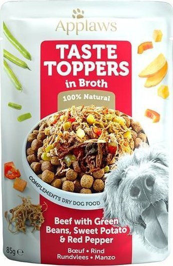 Applaws Wet Food for Cats in Pouches with Beef, Vegetables, Calf and Meat Grain-Free 85gr