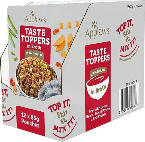 Applaws Wet Food for Cats in Pouches with Beef, Vegetables, Calf and Meat Grain-Free 85gr