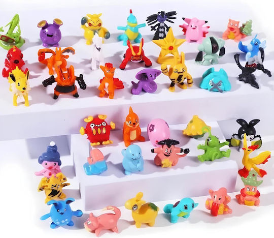 Set de Figurine Pocket Monster 144 Piese Miniaturi Figuri Iconice Din Serie
