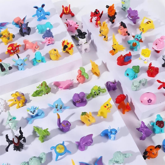 Set de Figurine Pocket Monster 144 Piese Miniaturi Figuri Iconice Din Serie