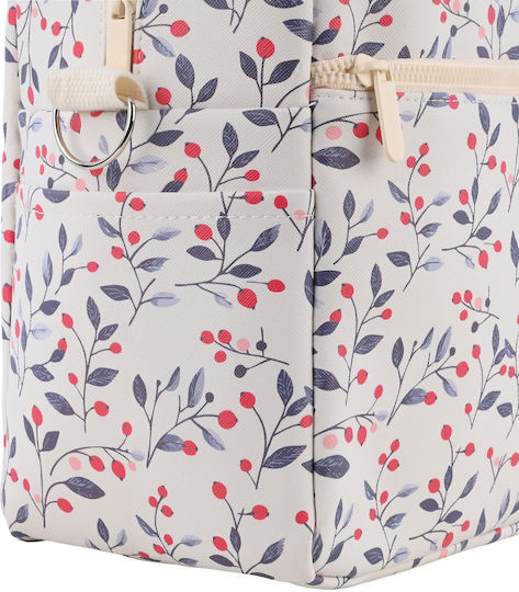 Estia Insulated Bag Handbag Save the Aegean 7 liters Bloom Beige L20 x W14 x H27cm