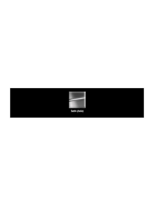 Apell Drop-In Sink Inox Satin with Faucet W89.7xD51cm Silver