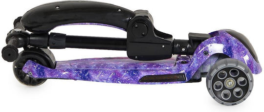 Byox Kids Scooter Foldable 3-Wheel with Seat Purple