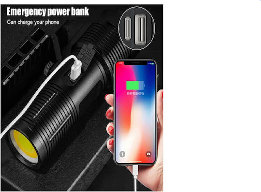 Wiederaufladbar Handstrahler LED mit maximaler Helligkeit 25lm Weiß