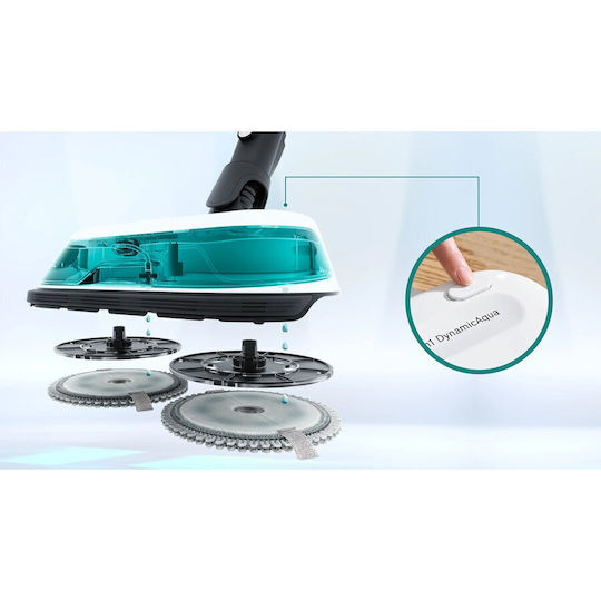 Bosch Unlimited 7 Презареждаща Вертикална Прахосмукачка 2 В 1 Stick И Ръчна 18V Тюркоазена