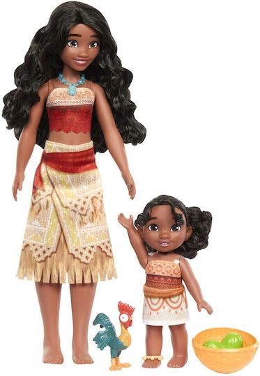 Mattel Vaiana 2 - Sisters Κούκλα Disney Princess για 3+ Ετών
