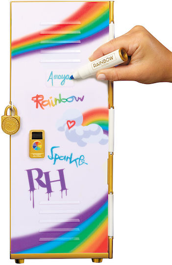 MGA Entertainment Locker Set Păpuși Rainbow High Dulap Pentru 4+ Ani