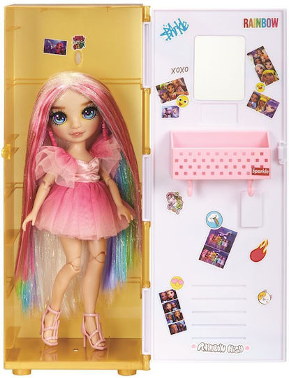 MGA Entertainment Locker Set Păpuși Rainbow High Dulap Pentru 4+ Ani