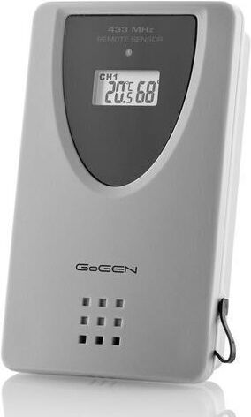 GoGEN Drahtlos Wetterstation Digital Tischplatte Gray
