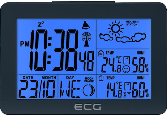 ECG MS200 Wireless Digital Weather Station Tabletop Gray