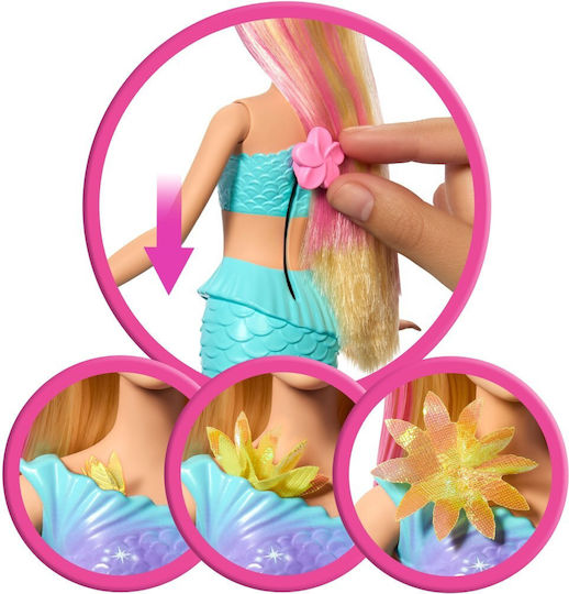 Barbie Mermaid Doll Magical Mermaid that Blooms with Blonde Hair for 3+ years+ Years