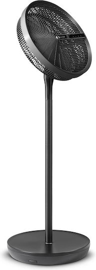 Singer Ανεμιστήρας Ορθοστάτης 34W Διαμέτρου 40cm με Τηλεχειριστήριο Μαύρος