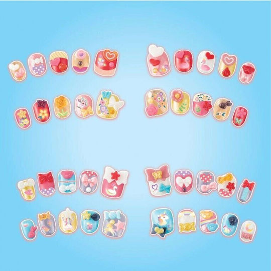 Epoch Toys Aquabeads Hearts & Ribbons Nail Refill Kit Παιδικό Mανό