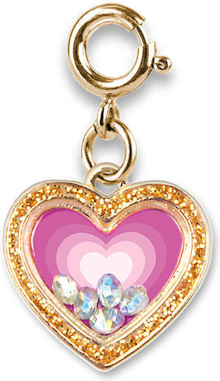 Charm Ιt Jewelry Game Gold Glitter Flamingo Charm