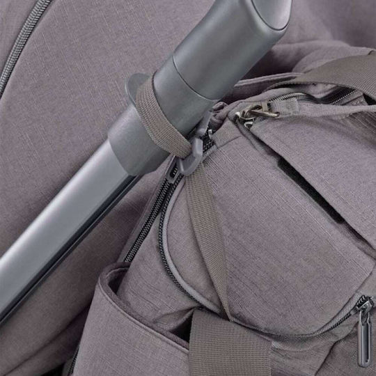 Inglesina Τσάντα-Αλλαξιέρα Ώμου/Χειρός Dual Μαύρη 45x33x21εκ.